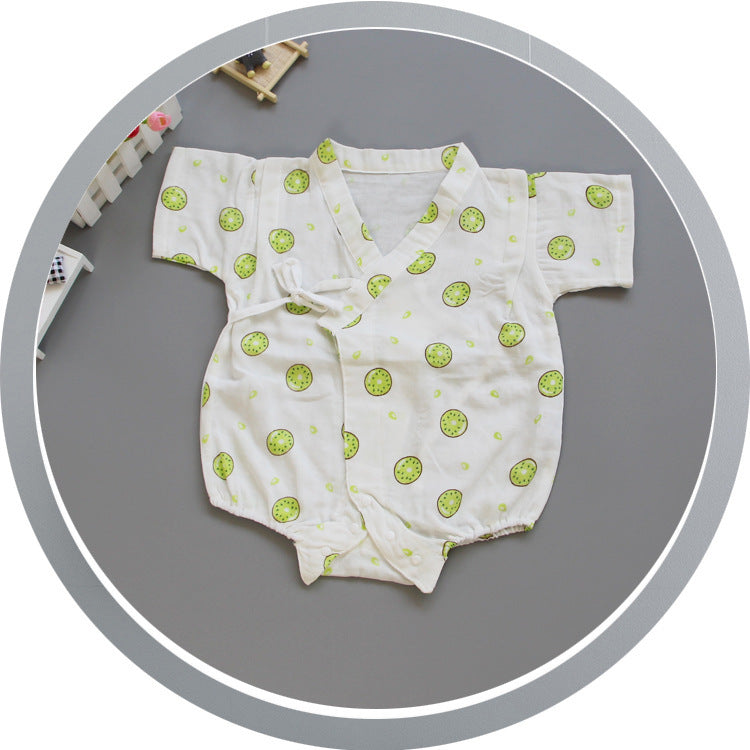 Süßes Wassermelonen-Print Baby-Strampler Brehn