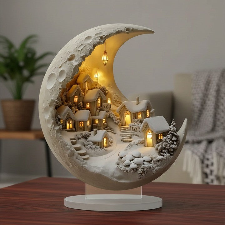 Brehn | Moon Winter Stadt Dekor