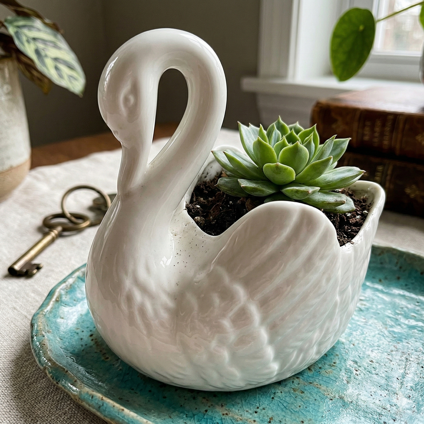 Swan Minimalistische Keramiktopf