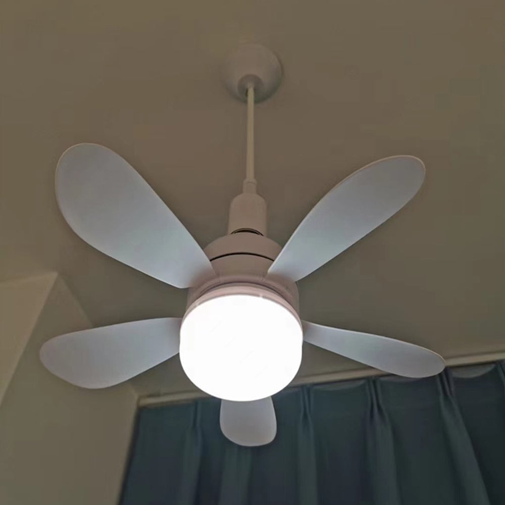 2-in-1 LED-Deckenventilatorlicht mit Fernbedienung, E27/B22-Basis | Brehn