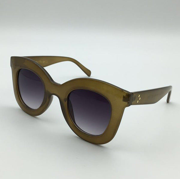 Damen stylische Oversized-Sonnenbrille mit trendigem Rahmen Brehn