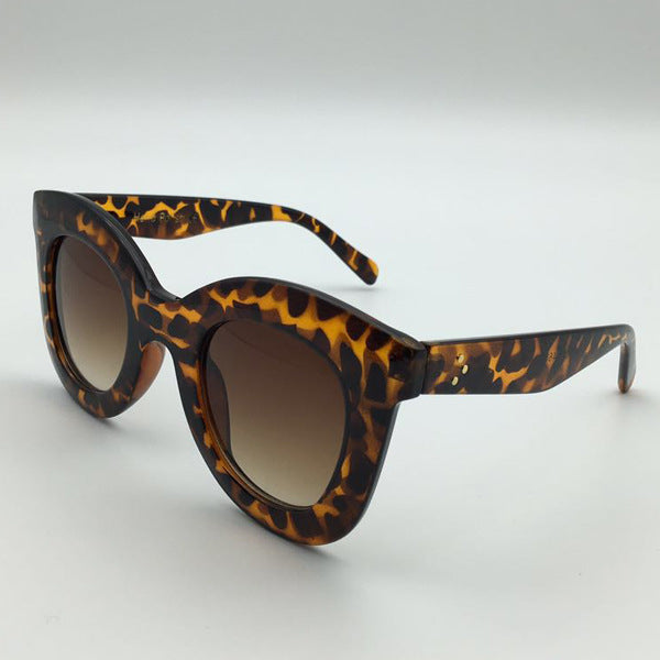 Damen stylische Oversized-Sonnenbrille mit trendigem Rahmen Brehn