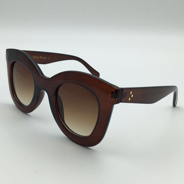 Damen stylische Oversized-Sonnenbrille mit trendigem Rahmen Brehn