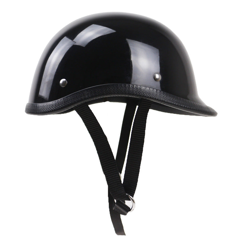 Klassischer minimalistischer Motorradhelm Brehn