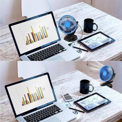 360 ° Tragbarer & Wiederaufladbarer Lithium-Ionen Ventilator | Brehn