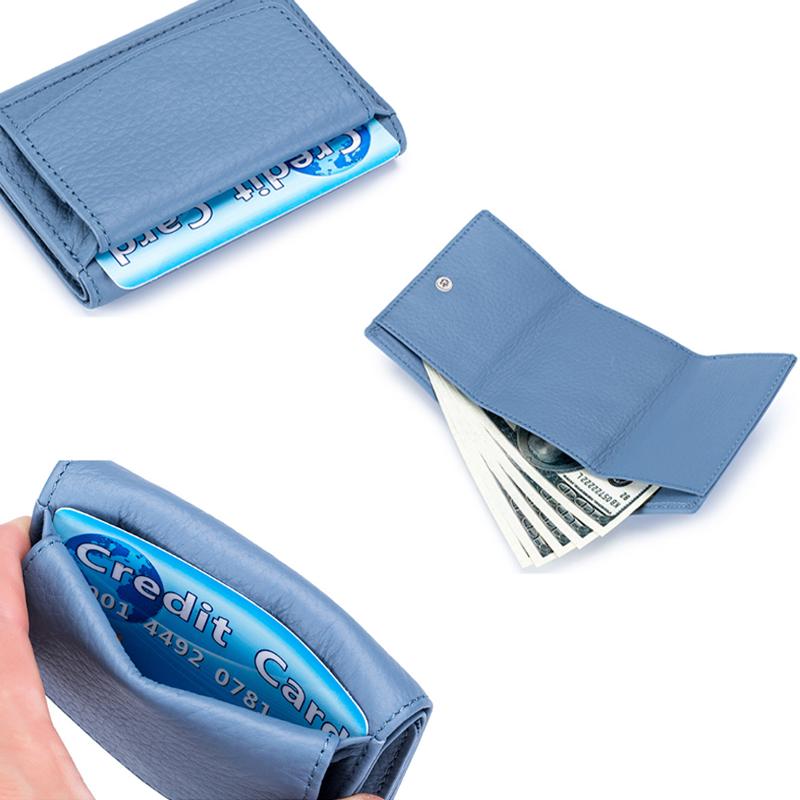 RFID Geldbörse aus weichem Leder