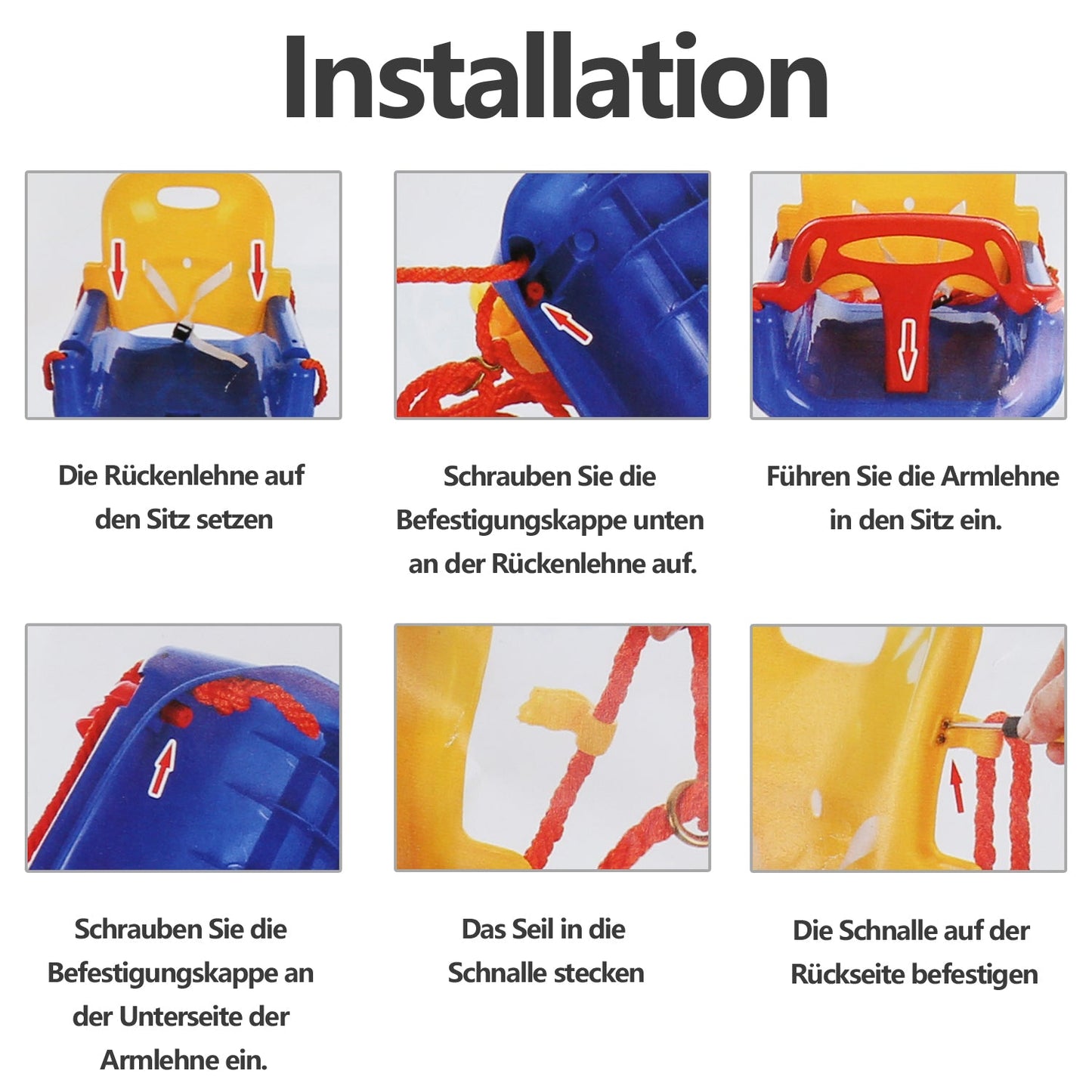 Kinderschaukel Babyschaukel 3 in 1 | Brehn