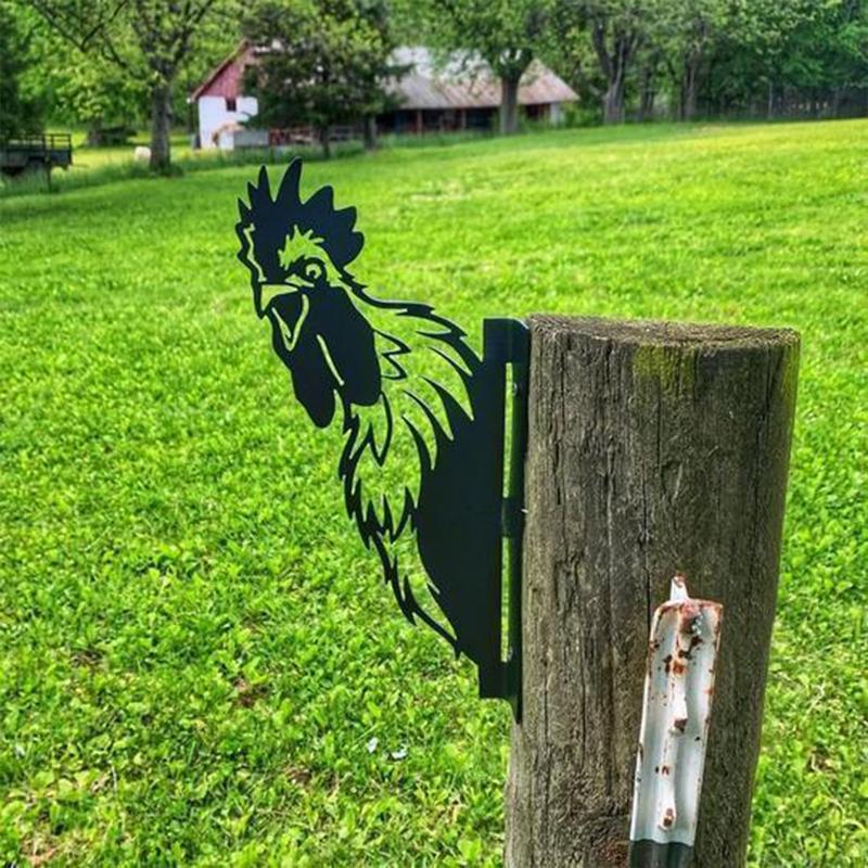 Brehn | Outdoor Garten Bauernhof Spionierender Ziegen Metall Kunstwerk Innen Dekoration