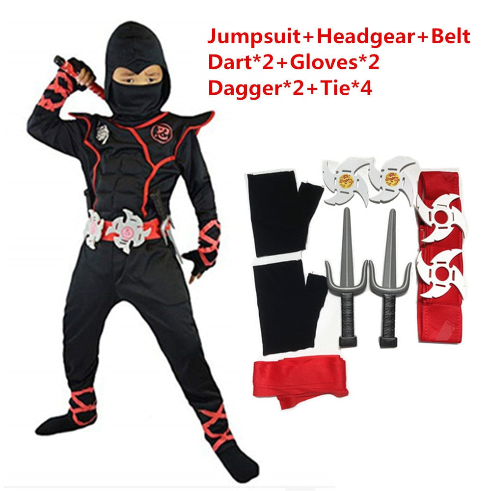 Brehn | Jungen Ninja Halloween Kostüm Set