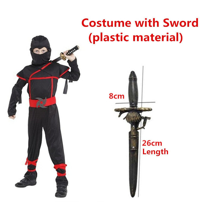 Brehn | Jungen Ninja Halloween Kostüm Set