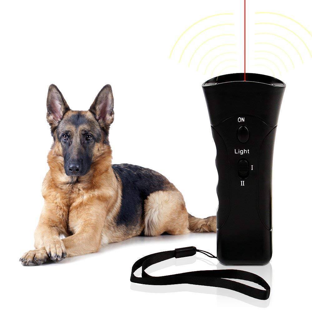 Brehn | Ultraschall Hundeverjagungs-LED-Haustiertrainingsgerät