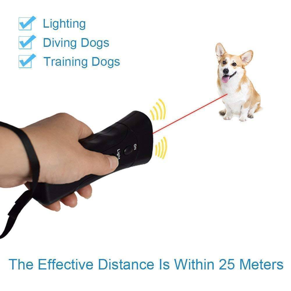 Brehn | Ultraschall Hundeverjagungs-LED-Haustiertrainingsgerät