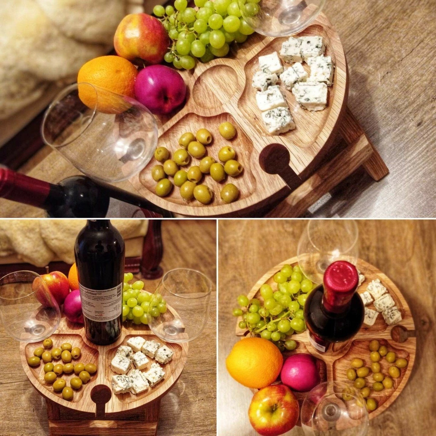 Brehn | GourmetElegance Brotzeitbrett Organizer | Raffinierter Organizer für Wurst und Käse mit Stil