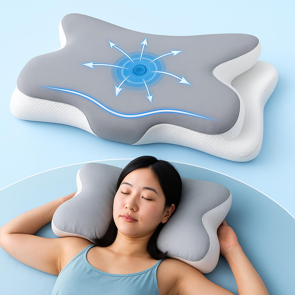 Schmetterlingsförmiges Memory-Schaum-Ergonomie-Kissen