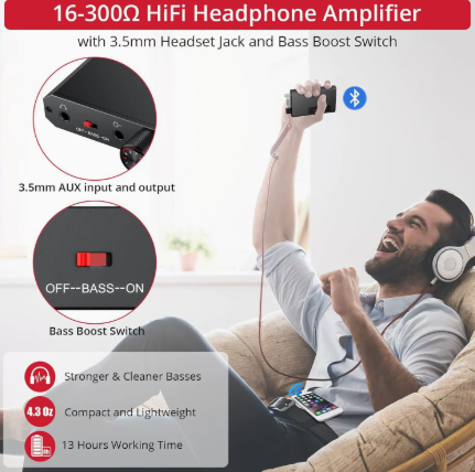Tragbarer HiFi-Kopfhörerverstärker für anspruchsvolle Musikliebhaber