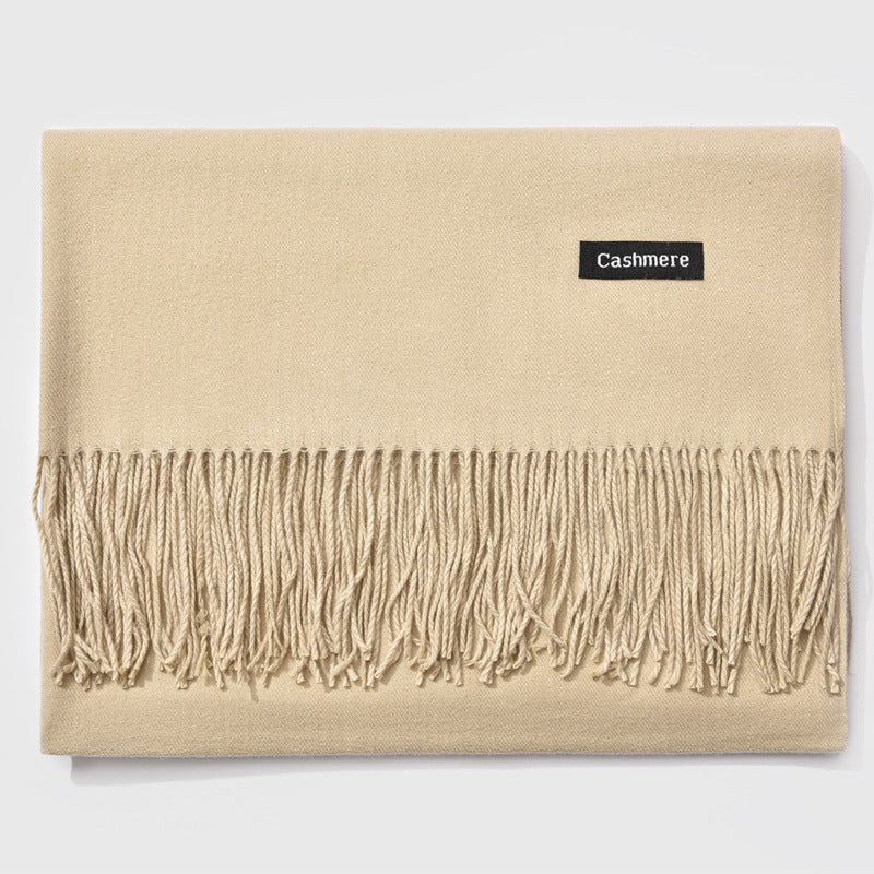 Neuer Damen Winter Schal Monochrome Auswahl Warmer Klassischer Schal