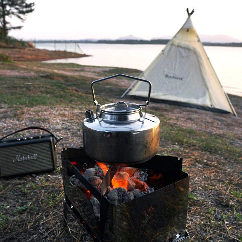 45.6oz Antarcti Edelstahl Backpacking Camping Kettle Bushcraft Gear | Brehn