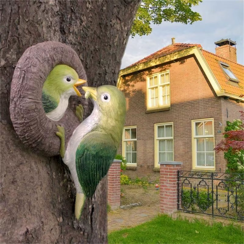 Lovebirds Baum Umarmungs Wanddekoration | Brehn