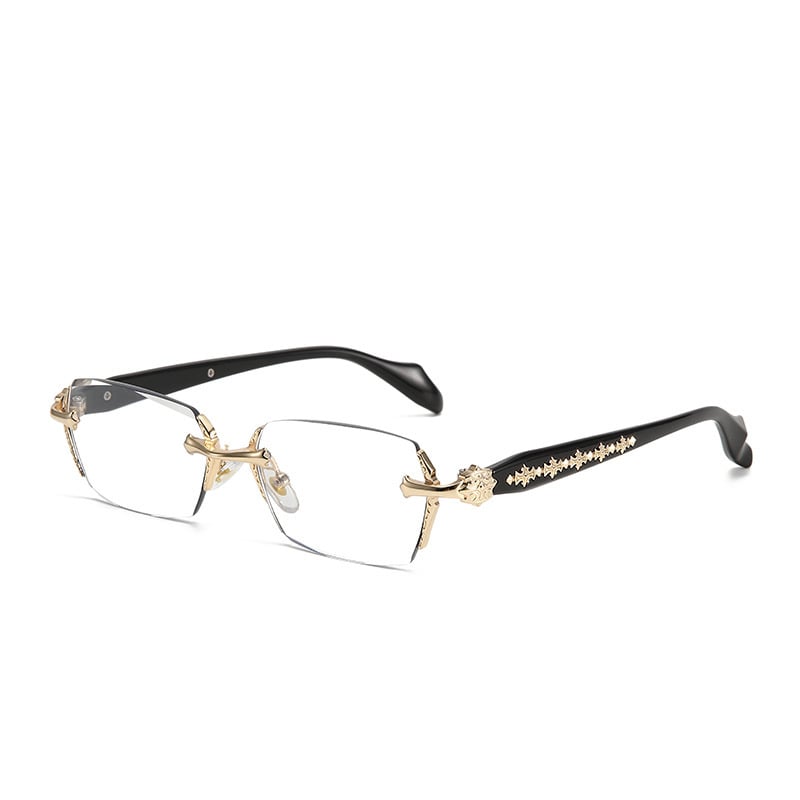 Anti-Blaulicht-Brille für Alterssichtigkeit, HD-Randlose Brille