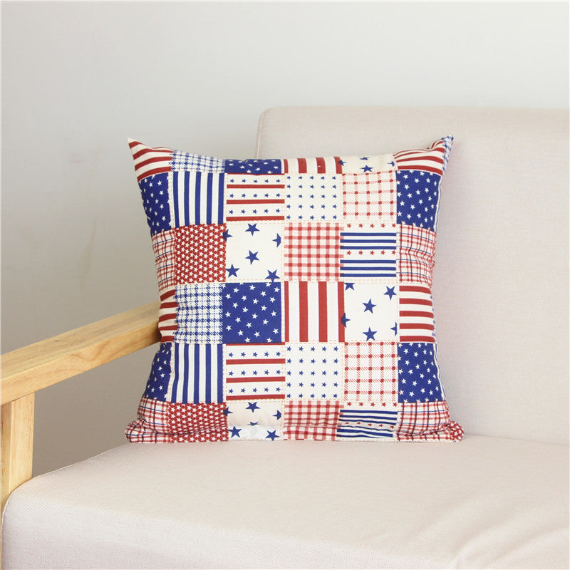 Damen dekorative Patchwork Kissenhülle Brehn