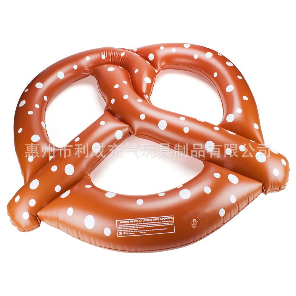 Damen aufblasbares Brezel-Schwimmspielzeug Brehn