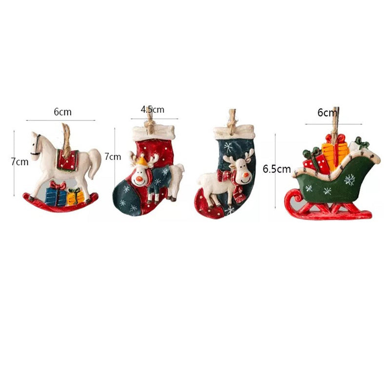 Brehn | Weihnachtsbaum Hängendes Harz Ornament Anhänger