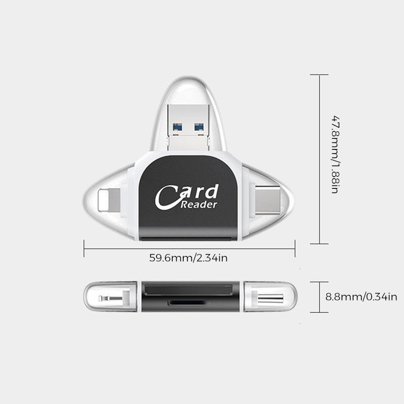 Universal 4-in-1 Sd Tf Kartenleser | Brehn