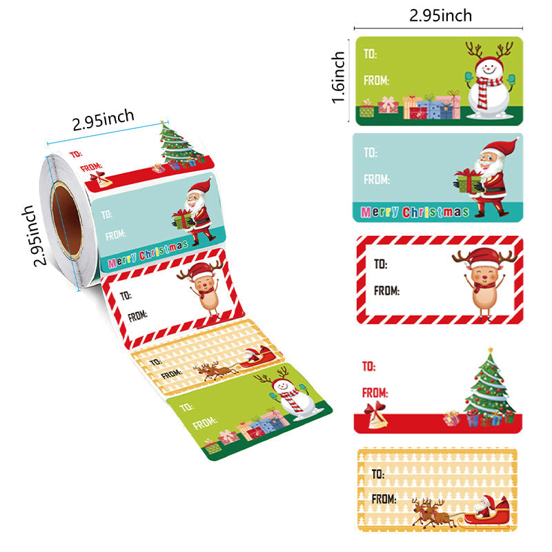 Brehn | Weihnachts-Selbstklebende Aufkleber