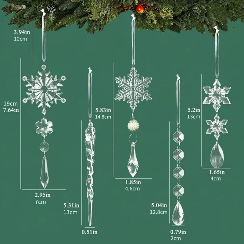 Kristall Weihnachtsschneeflockendekoration | Brehn