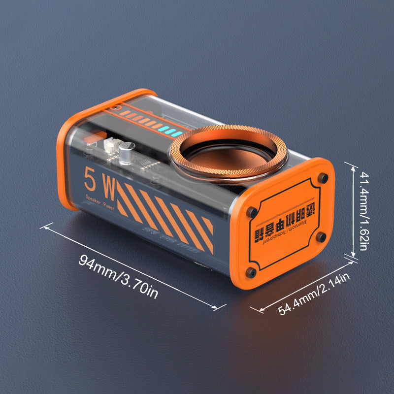 Transparente drahtlose Mecha Bluetooth-Lautsprecher | Brehn