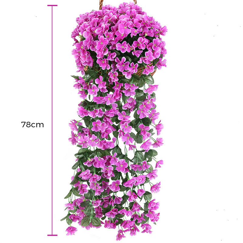 Violetter Blumenampel der Simulation | Brehn