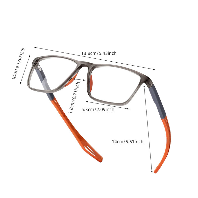 Brehn | Modische Silikon Sport-Lesebrille