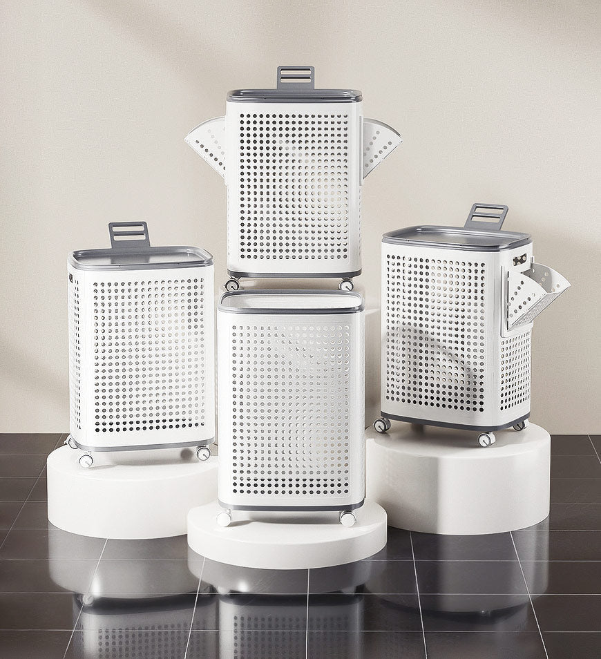 GlideEase Laundry Bin — Müheloses Wäschetragen ohne Rückenschmerz für ordentliche, frische Kleidung | Brehn