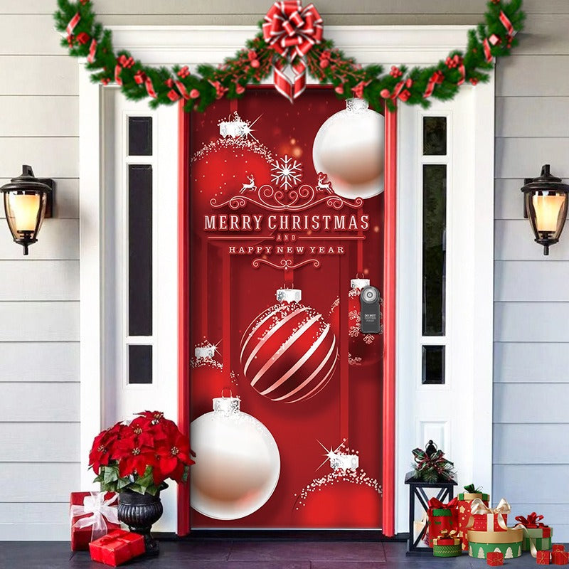 Brehn | Nightmare Before Christmas Außen dekorations Requisiten Weihnachts Elfen Tür Abdeckung