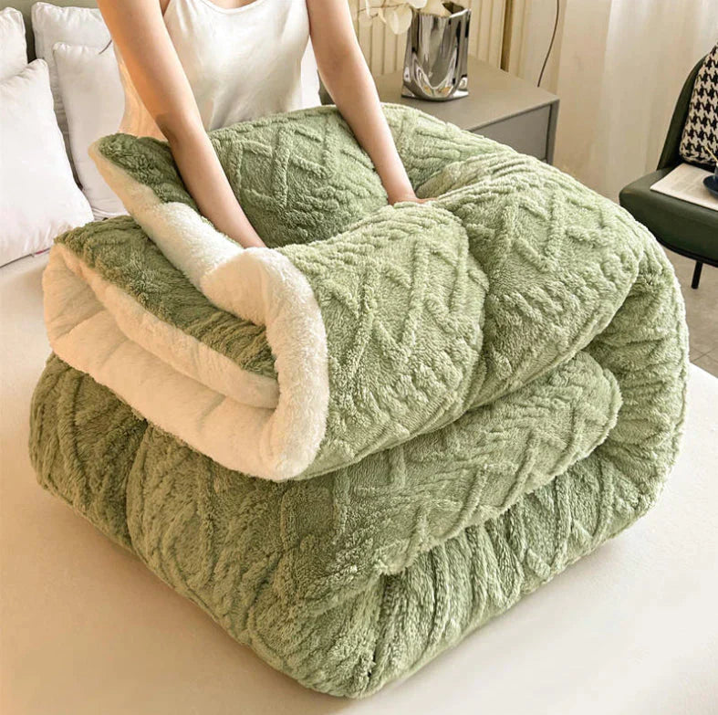 Brehn | SereneSleep Winter Bettbezug - Luxus Kaschmir Fleece Bettdecke für ultimativen Winterkomfort
