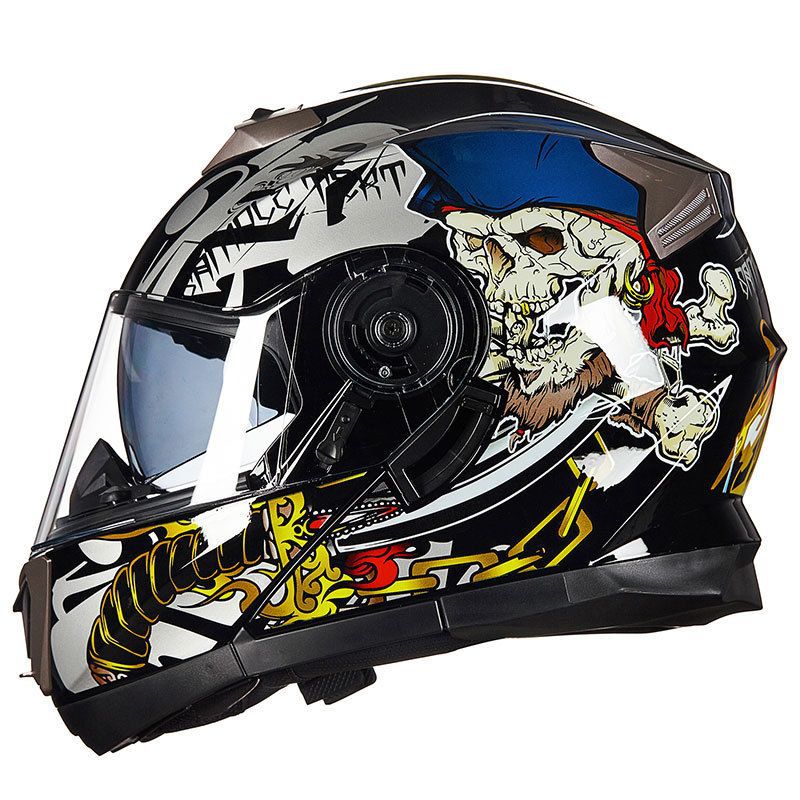 Vollgesichts-Motorradhelm mit fortschrittlicher Belüftung Brehn
