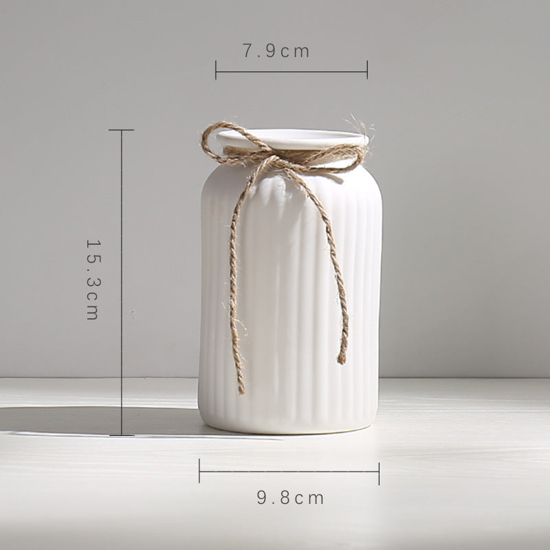 Moderner Minimalistischer Keramischer Blumenvasen
