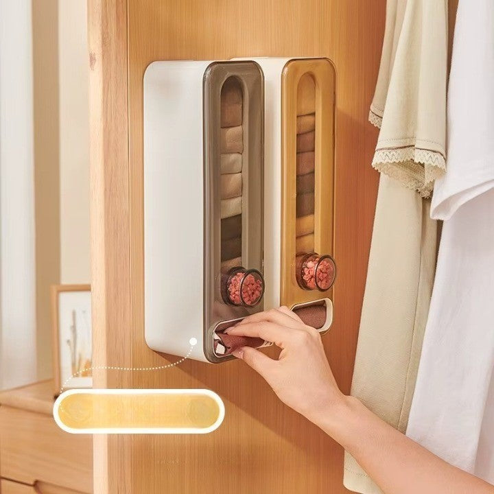 Brehn | Sock Organizer Wandmontierte Aufbewahrungsbox