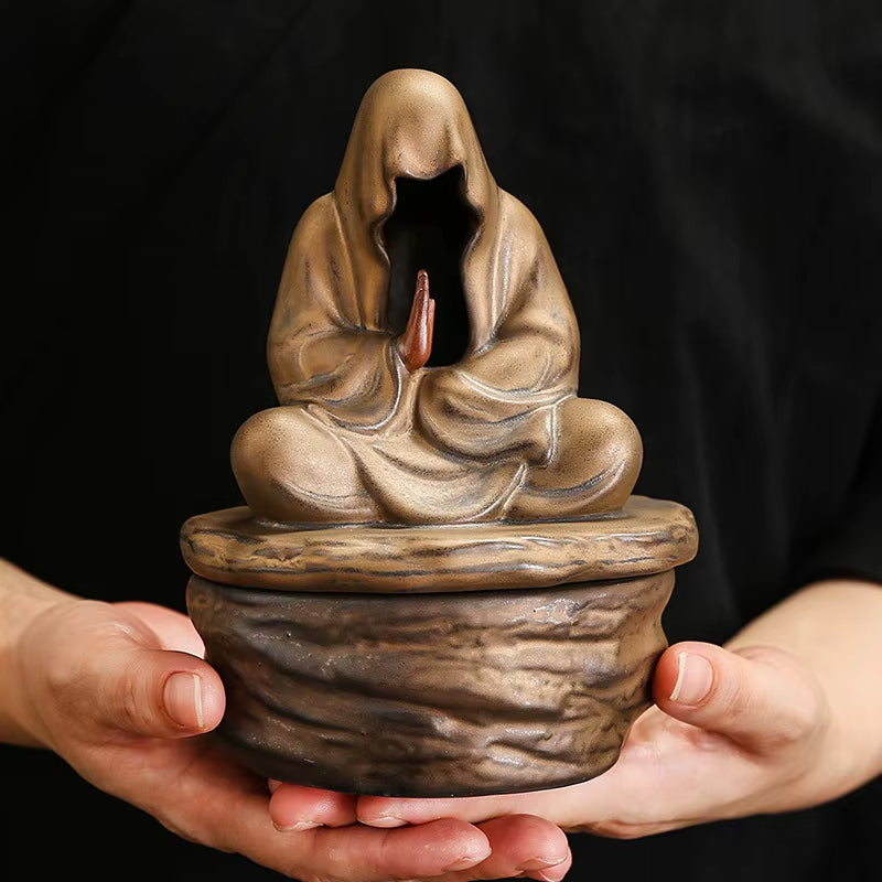 Brehn | Silent Monk Rückstrom Keramik Räuchergefäß
