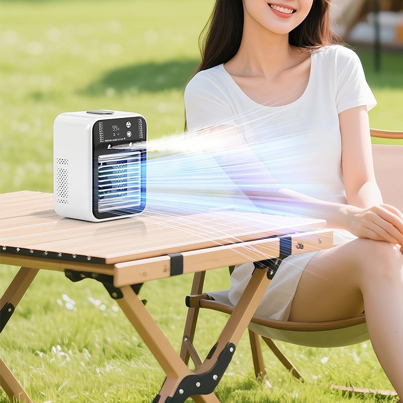 Tragbarer 3-in-1 Kühlventilator mit 2-Geschwindigkeitsnebel | Brehn