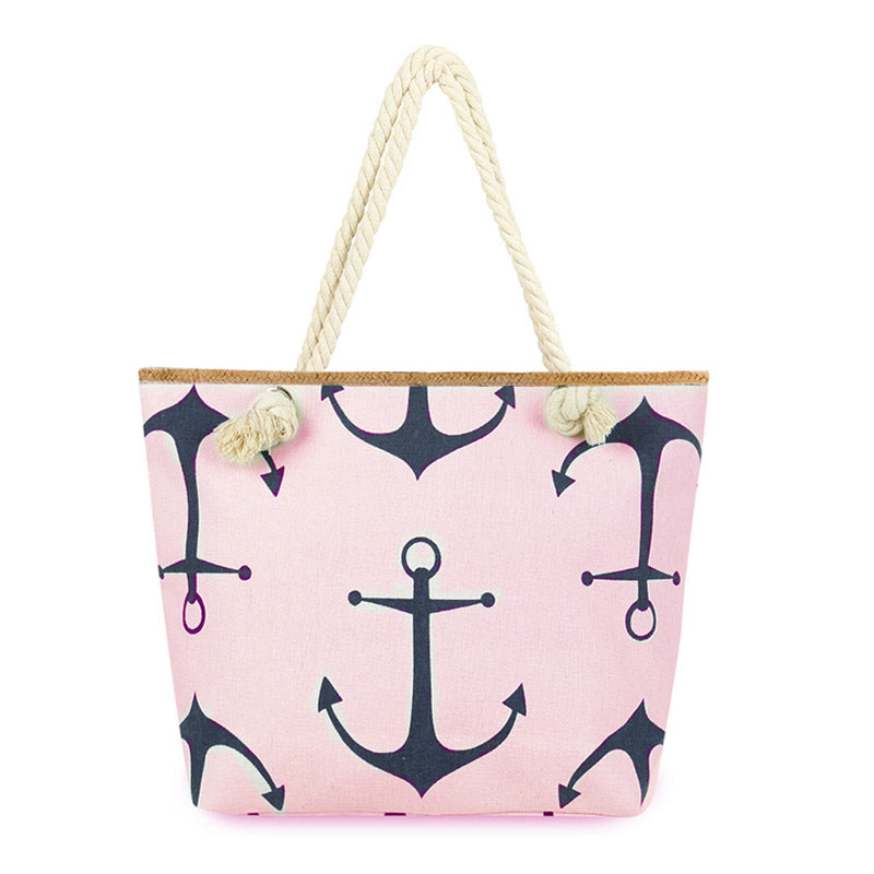 Strandtasche mit Maritimen Ankerdesign Brehn