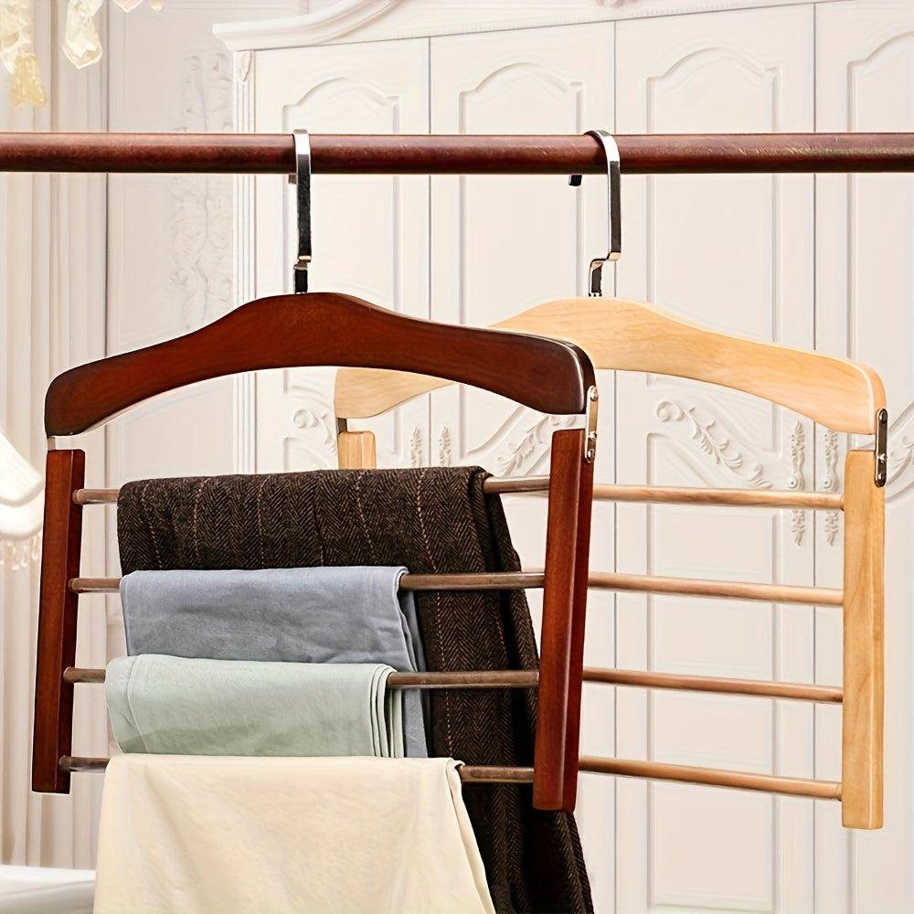 Holz Hosenbügel Multi-Layer 2er Set | Brehn