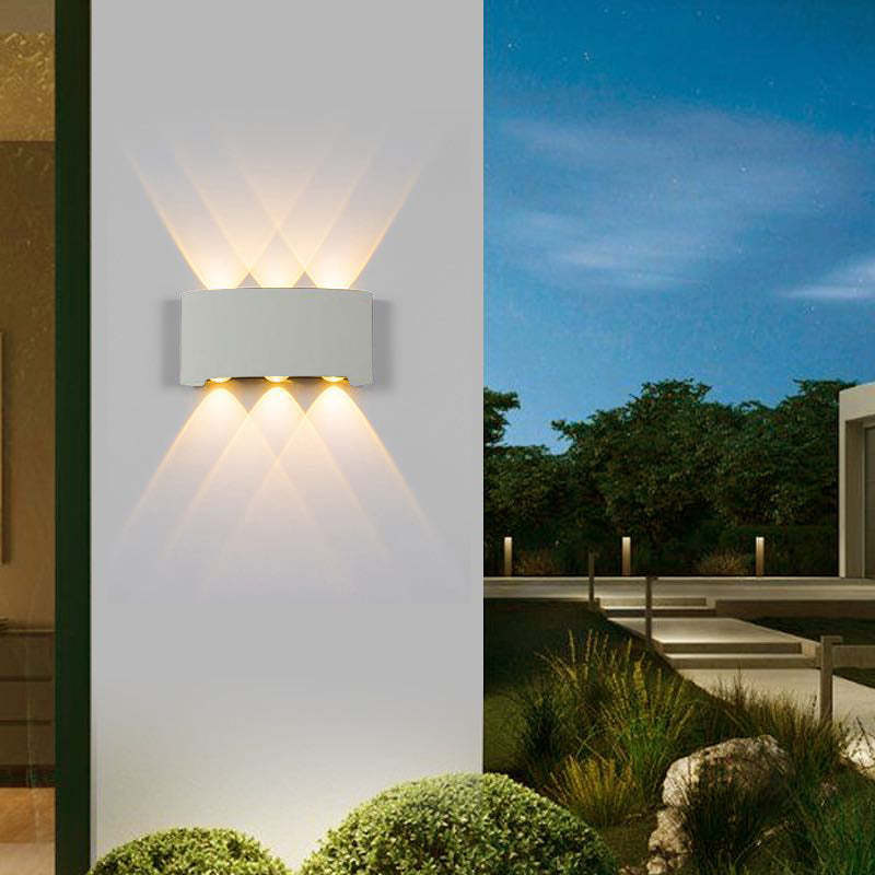 Outdoor wasserdichte Aluminium LED Wandleuchte