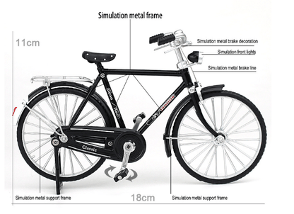 Fahrradmodell im Maßstab 1:1 zum Selberbauen