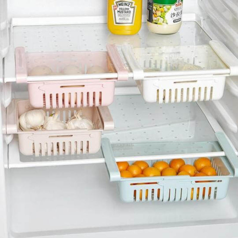 FridgeMaster Pro — Endlich Ordnung und mehr Platz für Deine Lieblingslebensmittel im Kühlschrank! (2 Stück) | Brehn