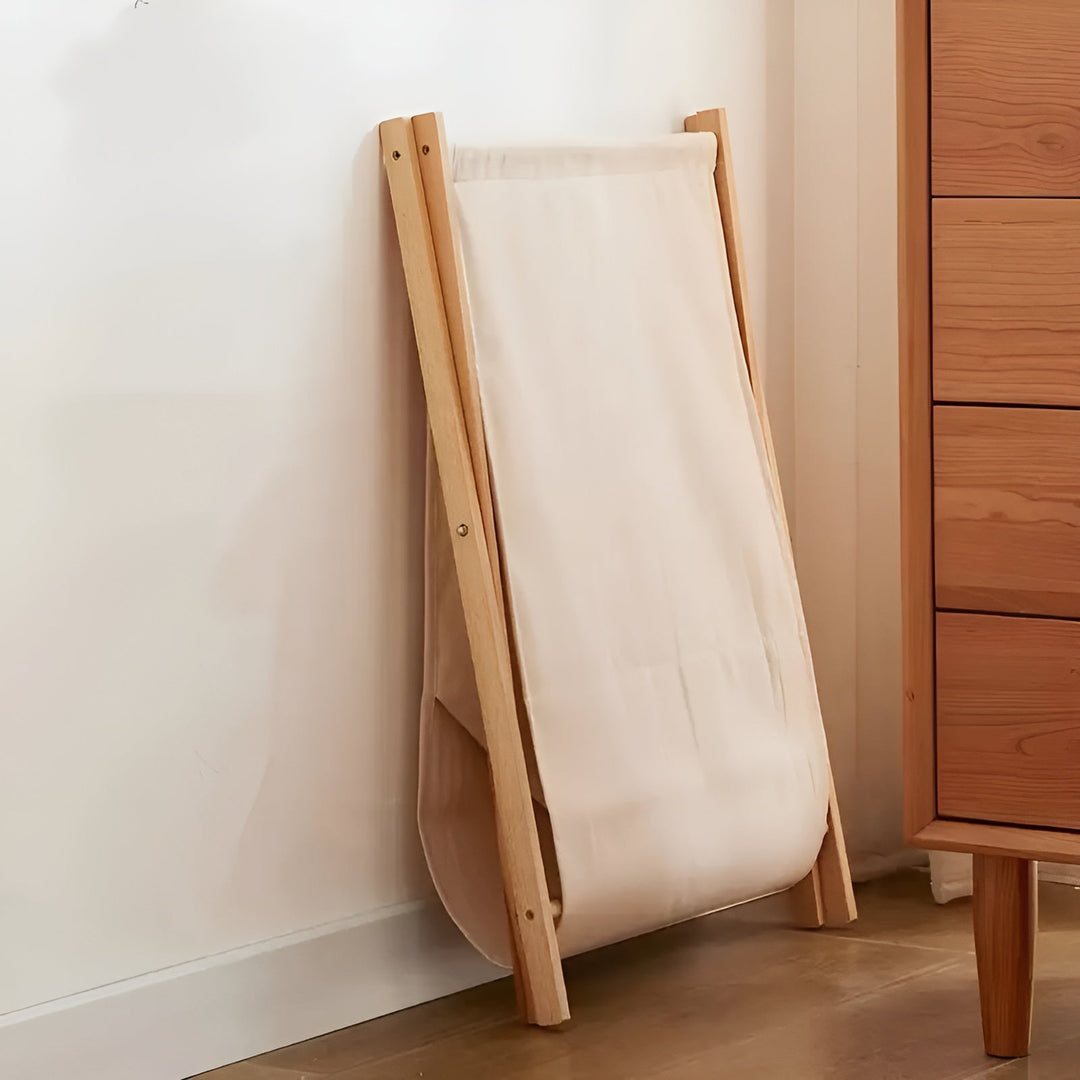 Faltbarer Wäschekorb aus Holz – Robustes Holzesdesign | Dekorativ und funktional | Brehn