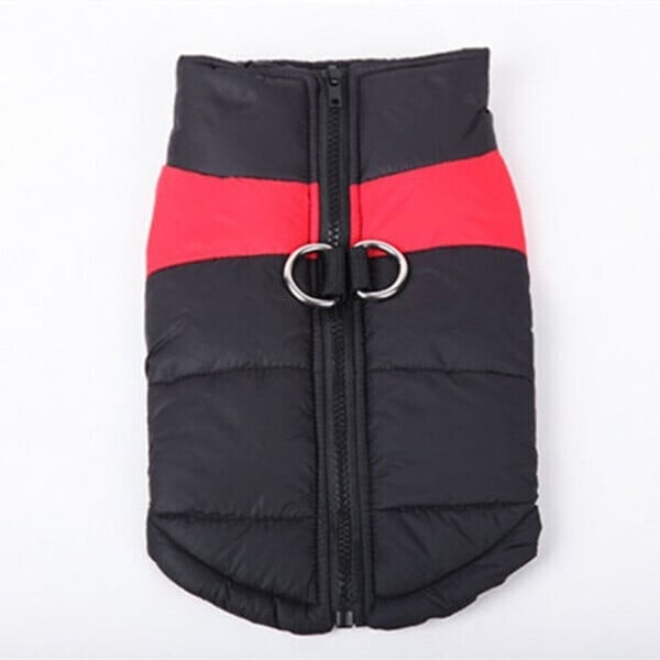 XXL Dog Vest Outdoor S-7XL | Warmer, Waterproof Dog Coat with Integrated Leash Attachment