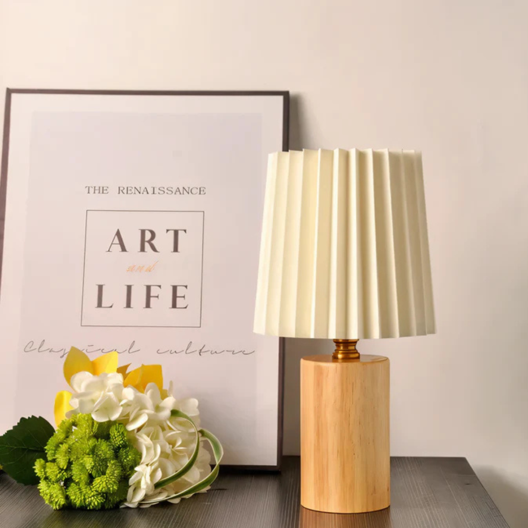 Brehn | Holz LED Tischlampe