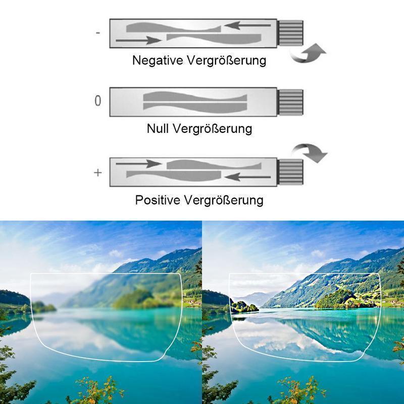 Brehn | Einstellbare Fokus-Brille | Variabler Dioptrien-Bereich (-6,0 bis +3,0) | Unisex | Dual-Lens-Technologie für Nah- & Fernsicht | Robuster Flex-Rahmen