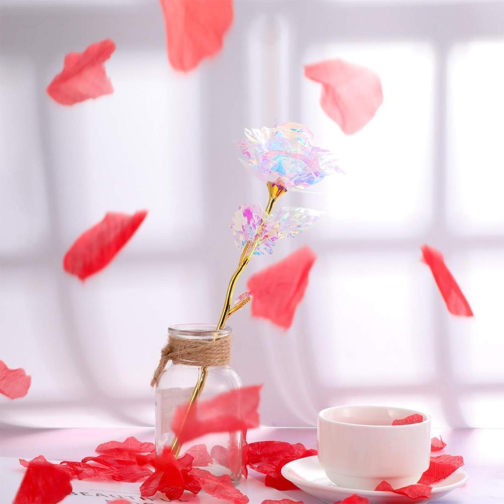 Bunte Galaxy Rose mit Liebe | Brehn